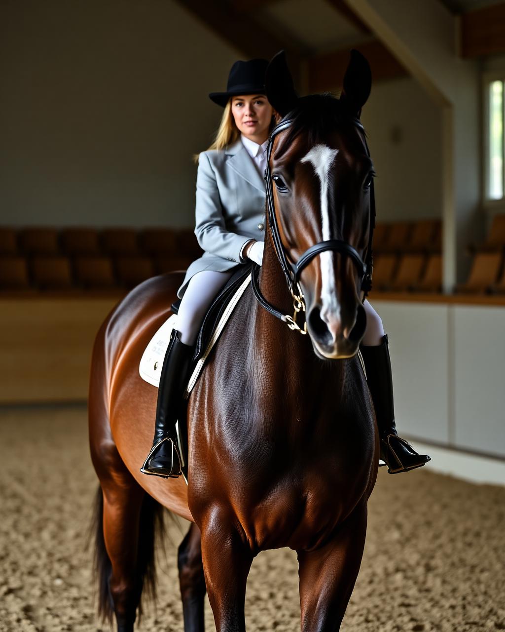 Charlotte Farris with horse